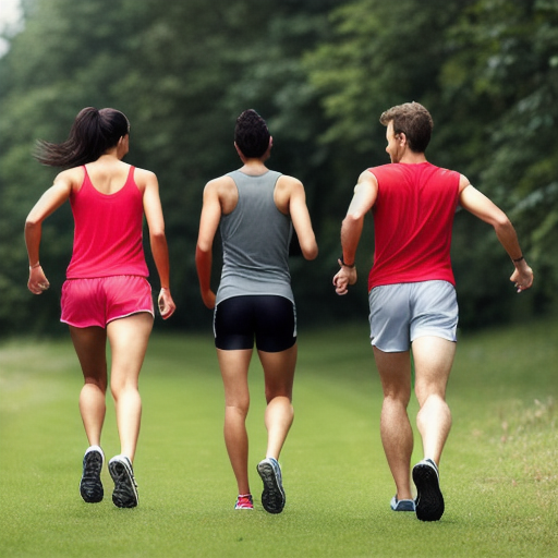 Biegacz analizujący zalety biegania w porównaniu do nordic walking.