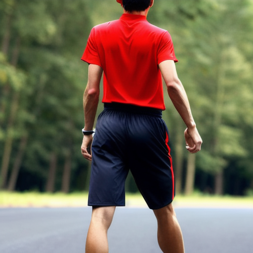 Osoba uczestnicząca w HIIT, łącząca bieganie z intensywnym wysiłkiem.